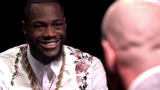 Deontay Wilder v Tyson Fury roundtable  Both fighters argue their case [upl. by Suruat]