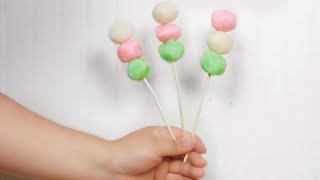 Quick amp Easy Dango Recipe TITIampNIA 🍡 [upl. by Ahsima]