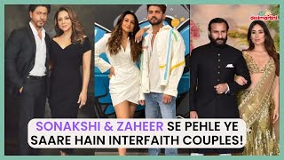 Sonakshi amp Zaheers Love Story amp Other Bollywoods Interfaith Couples  Marriage  Bollywood Update [upl. by Madalena]