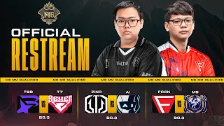 Official RestreamM6  Myanmar 🇲🇲 Qualifier  Week1 Day 3 [upl. by Miculek]