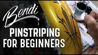 How to Pinstripe  Pinstriping for Beginners [upl. by Sonnie]