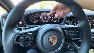 How to Set Up and Use the Digital Instrument Cluster in a MY24 Porsche Cayenne [upl. by Elbertina]