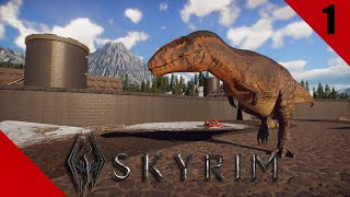 ALDUIN ATTACKS  Prehistoric Skyrim Ep 1 [upl. by Onez]