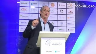 Ciro Gomes sabatinado pela CBIC Brasil 06082018 [upl. by Ydieh]