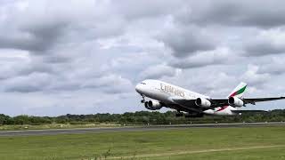 Emirates A380 Take Off [upl. by Alig]