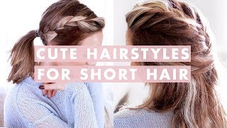 Hair Extensions For Short Hair  Hairstyles to Blend Extensions  Kayley Melissa [upl. by Haymes]