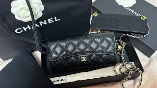 Chanel classic flap wallet finally arrived 😍😍 [upl. by Nissie]