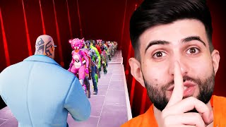 I Went UNDERCOVER In a PRISON Fortnite Fashion Show [upl. by Aitnis]