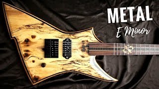 Wild Majestic Metal  Guitar Backing Track Jam in E Minor [upl. by Clemente]