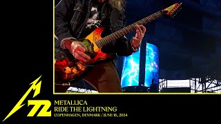 Metallica Ride the Lightning Copenhagen Denmark  June 16 2024 [upl. by Atnoled]