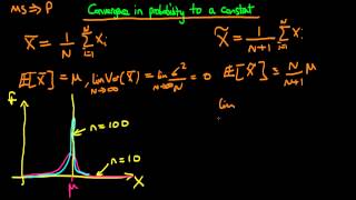 Convergence in probability of a random variable to a constant [upl. by Ttnerb528]