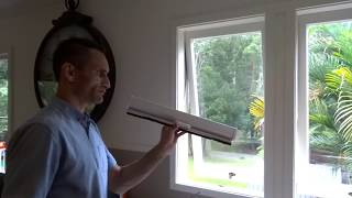 How to install retractable window fly screen tutorial DIY flyscreen [upl. by Locin]