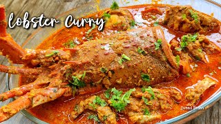 Lobster Recipes  Delicious Lobster Curry with Coconut Milk  King Size Lobster Recipe  शेवंड रस्सा [upl. by Natiha]