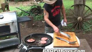 How to Grill Bacon Cheeseburgers  Recipe [upl. by Inahpit875]