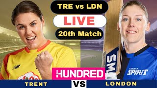 Live TREW vs LDNW 20th Match The Hundred  Trent Rockets Women vs London Spirit Women Live 2024 [upl. by Ultann977]