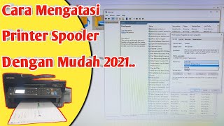 Cara Mengatasi Printer Spooler dengan Mudah 2021 [upl. by Beaufort]