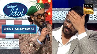 Indian Idol Season 13  Ranveer का गाना सुन कर Rohit Shetty ने पकड़ा अपना सर  Best Moments [upl. by Haiel]