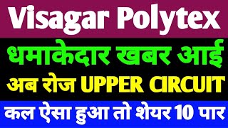 Visagar Polytex Ltd  Visagar Polytex Share today news  VIVIDHA share latest news  VIVIDHA share [upl. by Korwin]