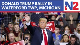 LIVE President Donald Trump Get Out The Vote Rally in Waterford Twp Michigan  NEWSMAX2 [upl. by Tran840]