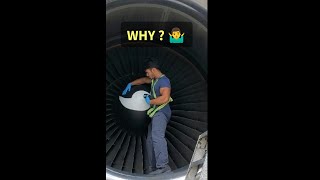 AIRCRAFT TURBINE JET ENGINE STOPPING with your body 🤷‍♂️in 2023 youtubeshorts [upl. by Lewison657]