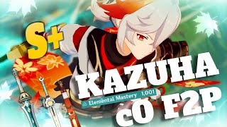 MUST PULL Simple Kazuha Guide for F2P and New Players [upl. by Garland]