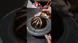 Dome Shape Chocolate Cake Designcake viral ytshorts viralvideo shorts shortsvideo youtube [upl. by Galang720]