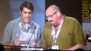 JG Quintel and William Salyers sing at Comic Con 2014 [upl. by Acinehs]