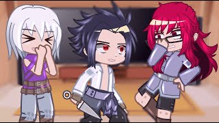 Team Taka React To Naruto And Sasuke  Gacha React [upl. by Rexer]