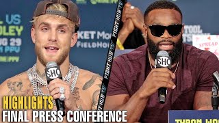 Jake Paul vs Tyron Woodley 1 Highlights [upl. by Kela471]