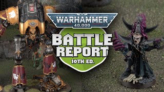 New Style  Drukhari vs Imperial Knights Warhammer 40k Battle Report Ep 8 [upl. by Samaria]