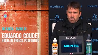 El pospartido de Coudet CeltaElche 10  RC Celta [upl. by Anidam]