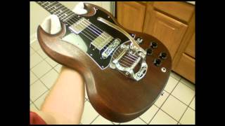 Modded Gibson SG Special Faded Brown With Bigsby [upl. by Johst]