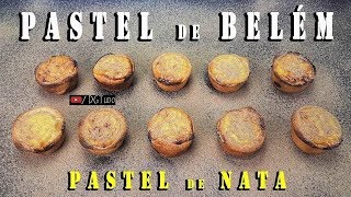 PASTEL DE BELÉM  Pastel de Nata  Como Fazer Pastel de Nata A Melhor Receita Portuguesa  Natas [upl. by Atisor997]