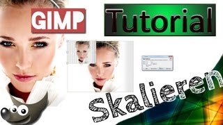 Gimp Tutorial 5 Bilder und Ebenen verkleinern I skalieren Deutsch HD [upl. by Lorna181]