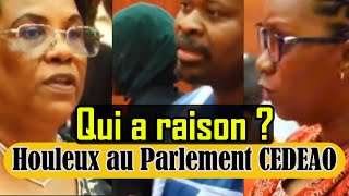 Intégralité  Débats Houleux au Parlement de la CEDEAO  Guy Marius Sagna fait feu  un mécontent [upl. by Aicella]