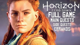 Horizon Zero Dawn  DLC  FULL GAME  Main Side and Errand Quests  PS5 60FPS  No Commentary [upl. by Barcellona]