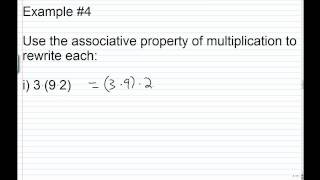 Properties of Multiplication Commutative Associative Distributive and Identity [upl. by Airrej]