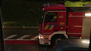 Brandweer ruimt olie in Anzegem [upl. by Rhiana220]