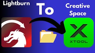Lightburn To Xtool Creative Space File Transfer Open SVG In Xtool Creative Space [upl. by Fasano925]
