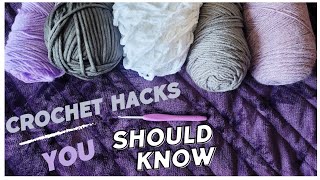 6 Crochet HacksTips [upl. by Nevar]