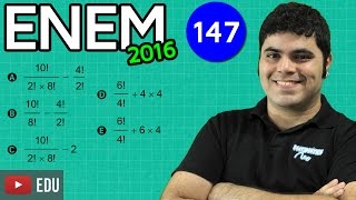 👉 ENEM 2016 Matemática 12  Análise Combinatória no Jogo de Tênis dica matadora [upl. by Selle]