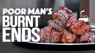 THE POOR MANS BURNT ENDS HACK FOR MAKING INSANE BBQ AT HOME  SAM THE COOKING GUY [upl. by Wallinga]