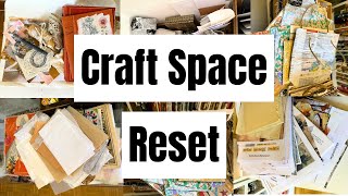 Craft Room Refresh Finding Inspiration Through Tidying Up [upl. by Uella]