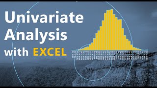 Univariate Analysis with Excel Distributions Sampling Descriptive Statistics ECDF [upl. by Halie]