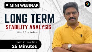 Mini Webinar  How to analyse Long Term Stability of Business  CA Raja Classes [upl. by Attelocin]