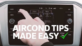 How to Set Your Air Conditioning the Right Way  VW Tips [upl. by Chasse]