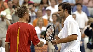 Lleyton Hewitt vs Pete Sampras 2001 US Open Final Highlights [upl. by Dnalhsa]