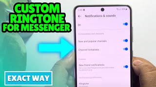 How to change Facebook Messenger ringtone on Android 2024 [upl. by Frieda376]