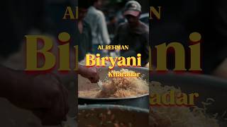 AL REHMAN BIRYANI KARACHI biryani biryanilovers hassaanibrahim streetfood shorts food foodie [upl. by Alpers]