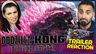 GODZILLA X KONG THE NEW EMPIRE TRAILER REACTION Godzilla Vs Kong 2 [upl. by Llerad455]